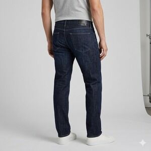 AG Adriano Goldschmied Everett Slim Straight Mens 34x32 Dark Indigo Jeans Denim